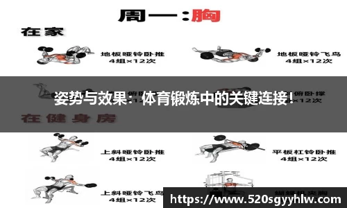 姿势与效果：体育锻炼中的关键连接！